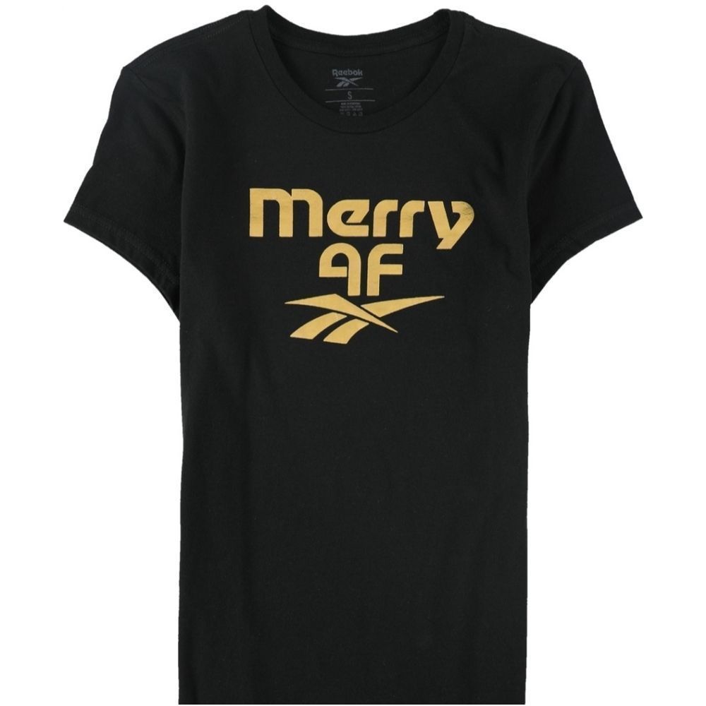 Reebok Women's Merry AF Graphic T-Shirt Size S